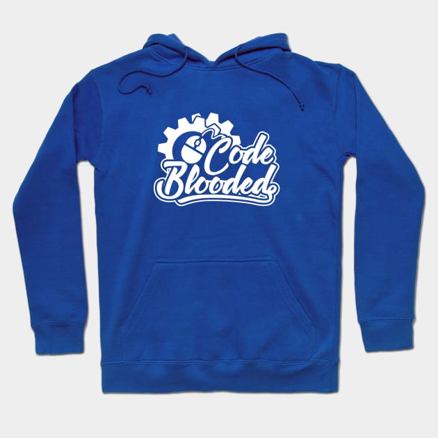 Code Blooded Hoodie by artlahdesigns